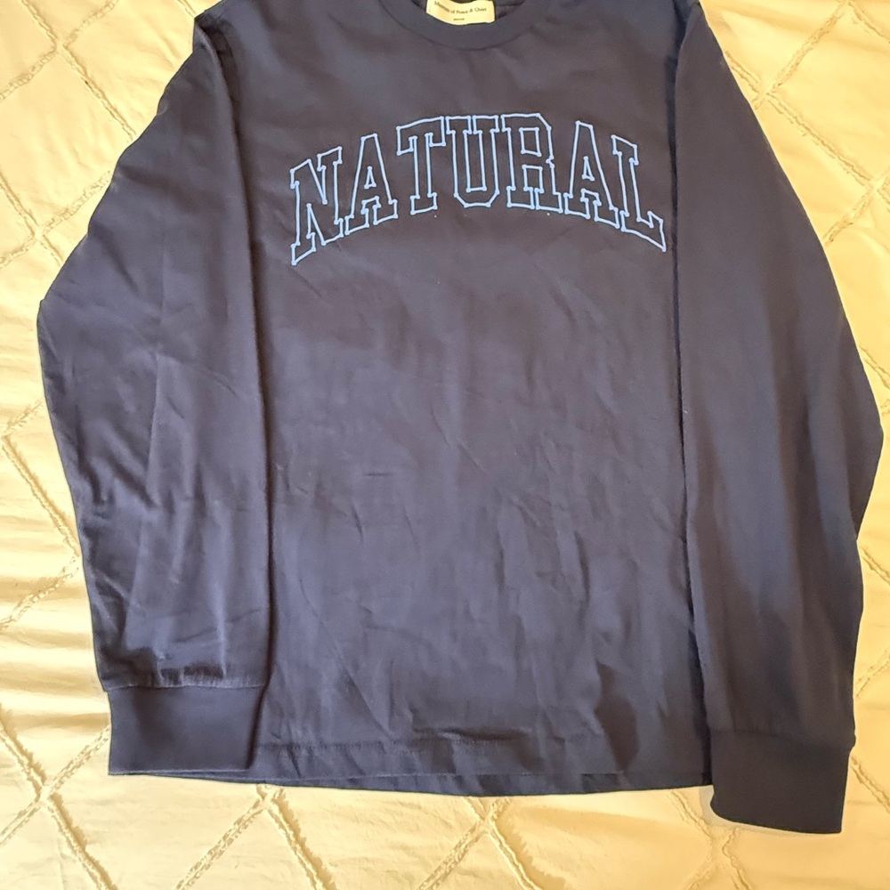 Museum of Peace and Quiet MOPQ | Long Sleeve Tee- Puff Print | Medium